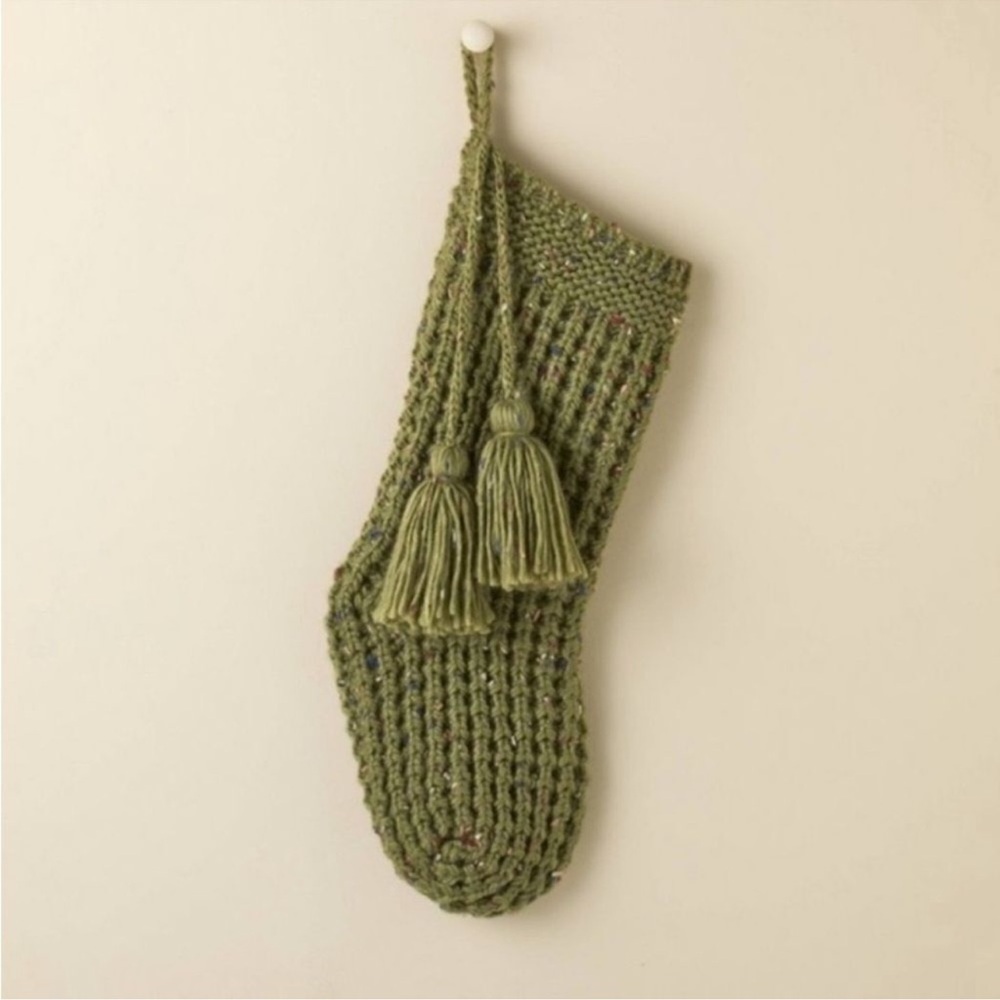 Hearth & Hand Magnolia Confetti Fleck Waffle Knit Christmas Stocking
